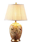 Axyaa Large Ceramic Table Lamp for Living Room or Bedroom - European New Chinese Style