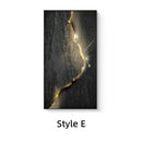 Axyaa Mountain Porcelain LED Wall Lamp for Home Decor