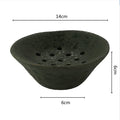 Axyaa Lotus Root Clay Bowl Vase for Hydroponic Floral Arrangements & Home Decor