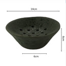 Axyaa Lotus Root Clay Bowl Vase for Hydroponic Floral Arrangements & Home Decor