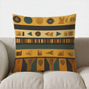 Axyaa Geometric & Tribal Patterned Pillow Cover for Sofa, Bedroom, Car