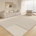Axyaa Cream Style Carpet, Waterproof, Anti-Slip, Soft Rug