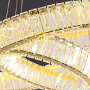 Axyaa Crystal Chandelier Pendant Light for Living Room Dining Room Ceiling Lighting