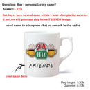 Axyaa Friends Central Perk Mug – 11oz Ceramic Tea Cup, Perfect Gift for Friends
