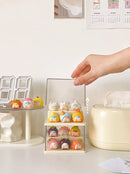 Axyaa Mini Pop Bean Storage Box for Small Action Figures and Dolls