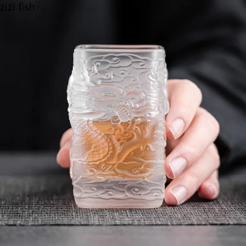 Axya Gilding Glass Tea Cup Set