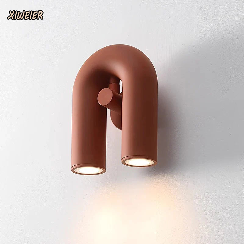 Axyaa U-Shaped Adjustable Wall Lamp for Bedroom, Staircase, and Balcony