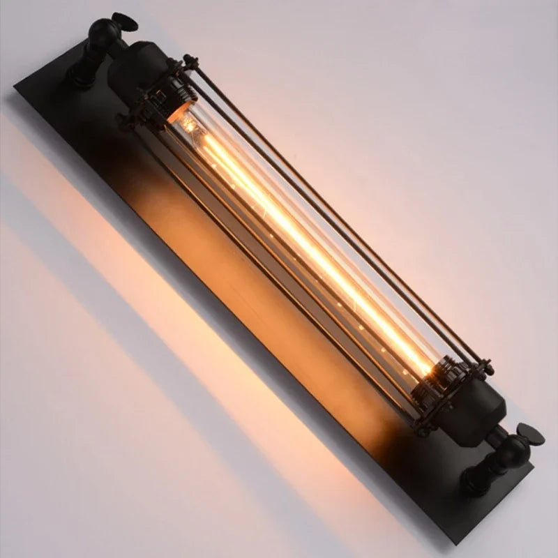 Axyaa Retro Industrial Iron Wall Light for Indoor LED Lighting
