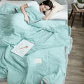 Axyaa Cotton Air Conditioning Quilt: Lightweight & Washable Summer Quilt