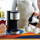 Axyaa Geometric Absorbent Kitchen Mat: Quick Dry, Antiskid, Drain Pad