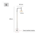 Axyaa Nordic Line Geometric Wall Lamp for Home Decoration Lighting