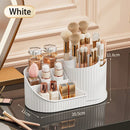 Rotating Cosmetic Organizer for Makeup & Brushes by Axyaa - Stylish Desktop Display