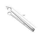 Axyaa Stainless Steel BBQ Tongs - Cooking Essential for Grilling and Food Handling