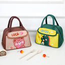 Axyaa Unicorn Crossbody Lunch Bag: Cute Cartoon Style for School Children & Women