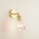 Axyaa Striped Glass LED Wall Sconce - Japanese Vintage Style