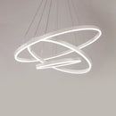 Axyaa LED Circle Pendant Lights for Living Room with Remote Control