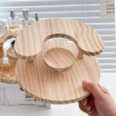 Axyaa Wooden Display Stand for Perfume, Figures, and Dolls