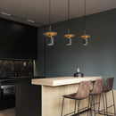 Axyaa Nordic Terrazzo Metal Pendant Chandelier for Dining Living Room