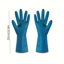 Axyaa Waterproof Fleece-Lined Dishwashing Gloves for Household Cleaning
