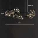 Axyaa Modern LED Pendant Light Chandeliers for Home Decor & Indoor Lighting