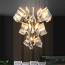 Axyaa Nordic Stair Chandelier Living Room Dining Pendant Ceiling Light