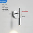 Axyaa Chrome Plated Adjustable Headboard Reading Light