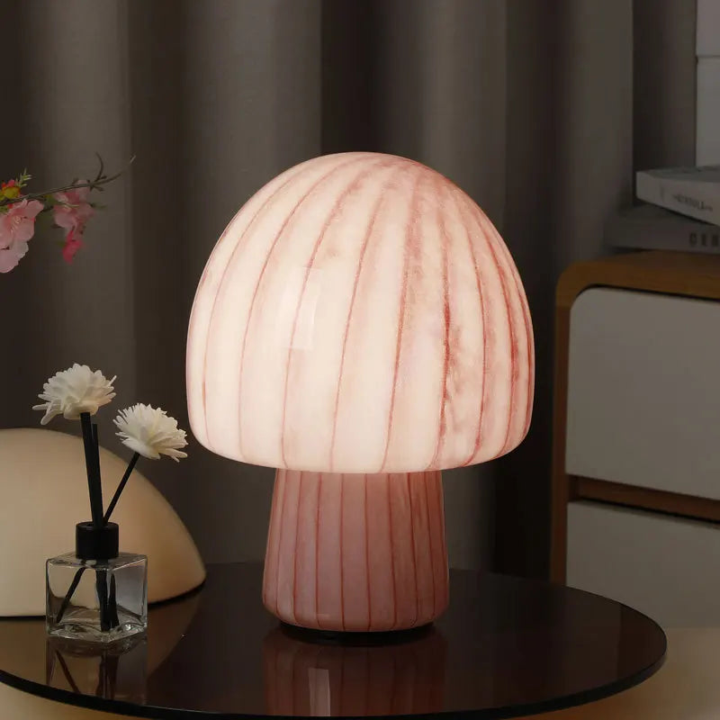 Axyaa Cream Style Mushroom Night Light for Girls