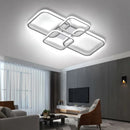 Axyaa Square LED Ceiling Light with 4 Heads for Living Room, Study & Home Decor
