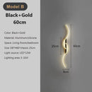Axyaa LED Wall Light: Modern Long Strip for Bedroom and Living Room