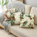 Axyaa Merry Christmas Linen Pillow Case 18*18in