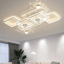Axyaa Folding Ceiling Fan with LED Light & Control - Modern Bedroom & Living Room Lighting