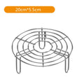Axyaa Stainless Steel Steamer Pot with Dumplings, Eggs & Grill Stand - Multifunction Tableware