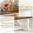Axyaa 47" Farmhouse Dining Set: Table with 2 Benches, 3-Piece Kitchen Furniture