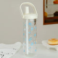 Axyaa Straw Lid Bubble Tea Cup for Kids & Students