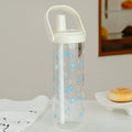 Axyaa Bubble Milk Tea Cup: Large Capacity, Leak Proof, Portable Straw Lid Bottle