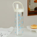 Axyaa Bubble Milk Tea Cup: Large Capacity, Leak Proof, Portable Straw Lid Bottle