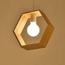 Axyaa Modern Nordic Style Wood LED Pendant Lighting