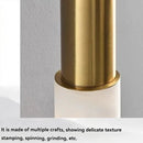 Axyaa Modern Luxury Marble LED Wall Lights Stainless Steel Sconces