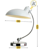 Axyaa Bauhaus Desk Lamp - Vintage Bedroom Study Reading Nordic Retro Style