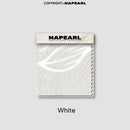 Axyaa Leaf Designer Jacquard Curtain for Living Room White Polyester Fiber