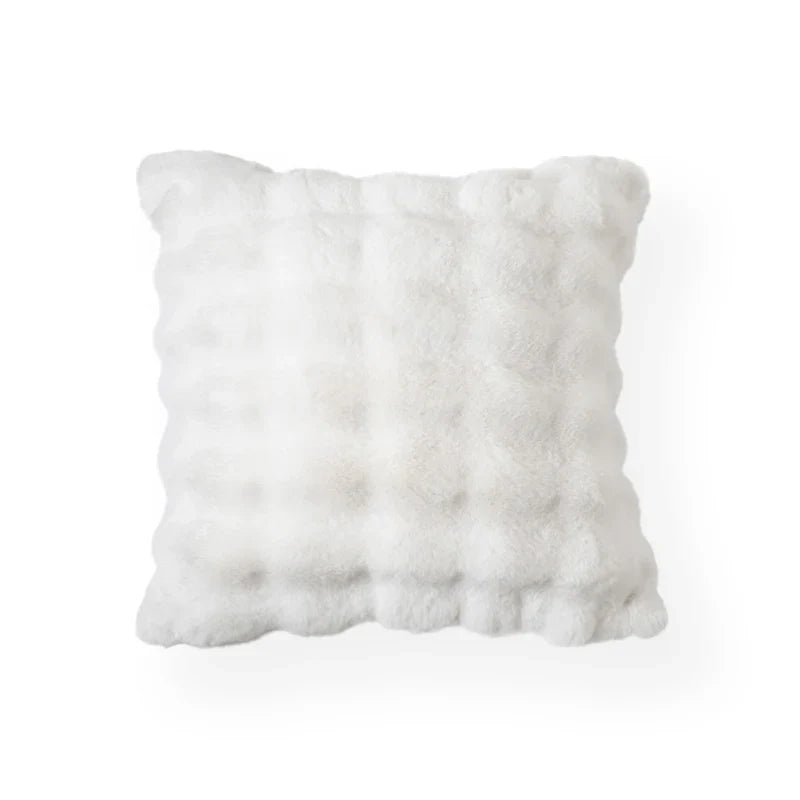 Axyaa Ultra Soft Plush Sofa Cushion Cover 45x45cm Pillowcase