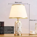 Axyaa Contemporary Ceramic Table Lamp LED Dimming Desk Light for Home Living Room
