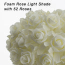 Axyaa Rose Table Lamp: Modern, Elegant, Bedroom Bedside Light for Romantic Atmosphere