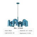 Axyaa Nordic LED U-shaped Chandelier for Stylish Home Decor