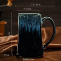 Axyaa Retro Ceramic Coffee Mug, Large Capacity Water Cup, for Home and Decor
