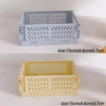 Axyaa Foldable Storage Crate: Portable Stackable Organizer Box for Makeup, Jewelry, and Toys