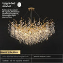 Axyaa Luxury Villa Crystal Pendant Chandelier.