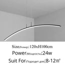Axyaa LED Hanging Lamp Modern Pendant Lights for Dining Room Kitchen Bar