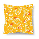 Axyaa Flower Print Nordic Pillowcase - 45x45CM Decorative Sofa Cushion Cover