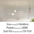Axyaa Modern LED Pendant Lights Creative Ceiling Lamp for Living Room Dining Room